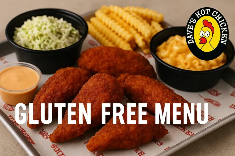 Dave’s Hot Chicken Gluten Free Menu