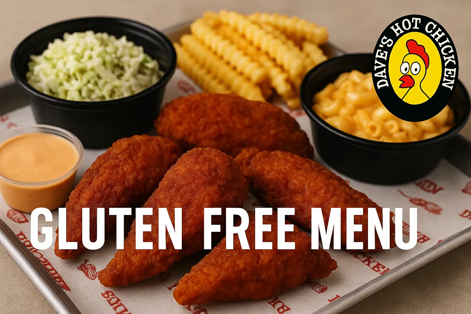Dave’s Hot Chicken Gluten Free Menu