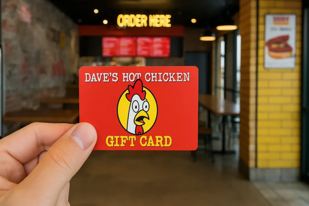 Where To Buy a Dave’s Hot Chicken Gift Card